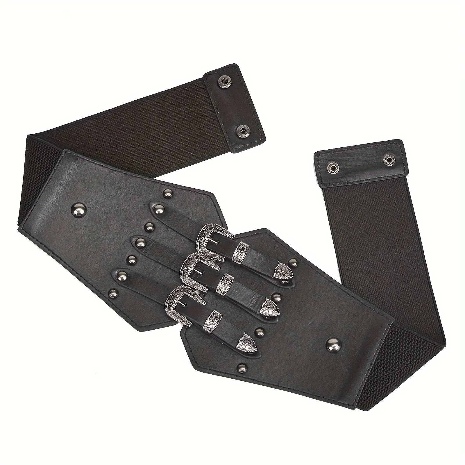 Ceinture large marron femme CeinturesCuir