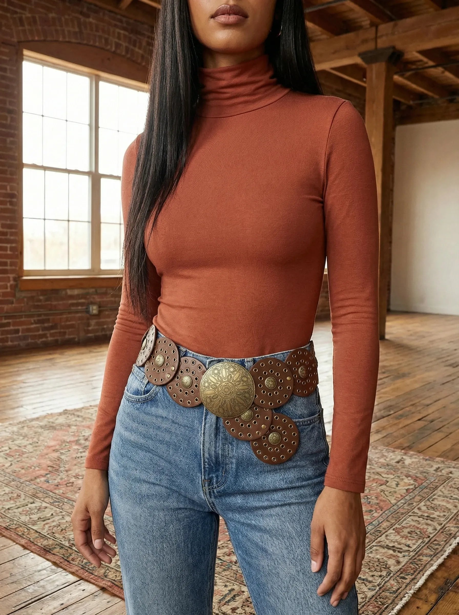 Ceinture large pour robe longue CeinturesCuir