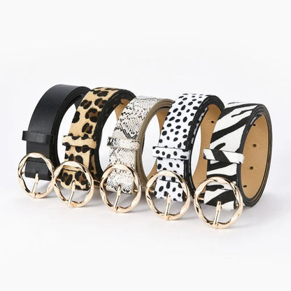 Ceinture léopard cuir CeinturesCuir