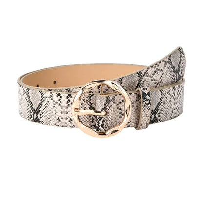 Ceinture léopard cuir CeinturesCuir