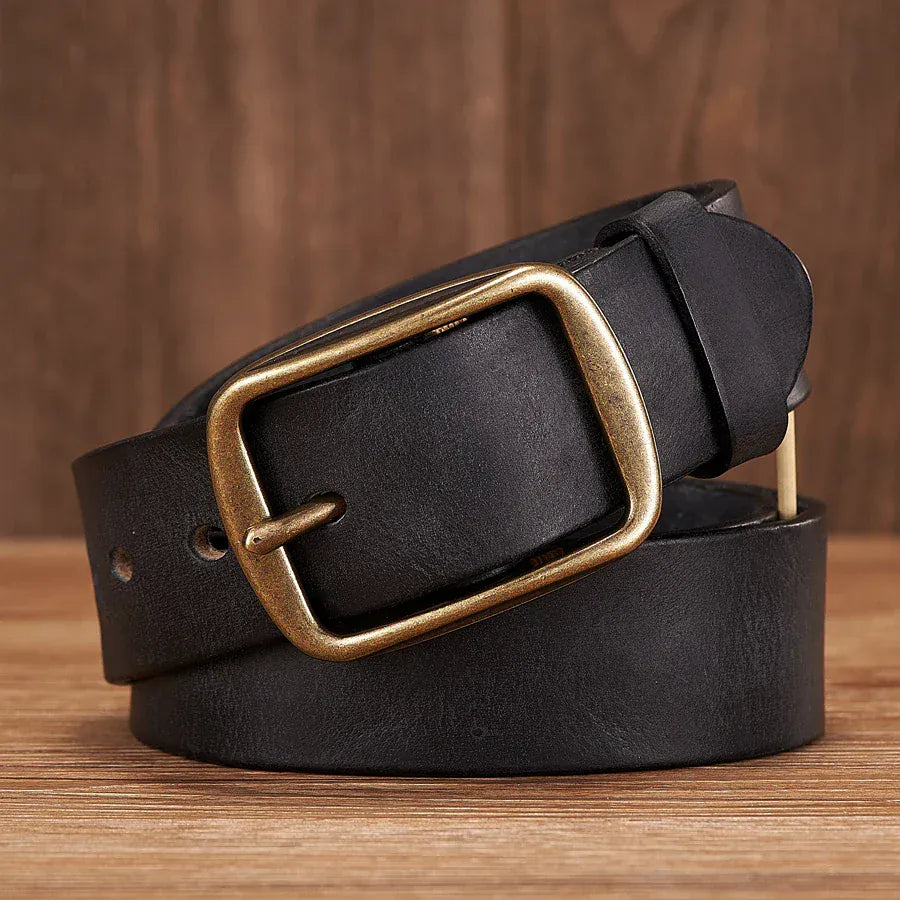 Ceinture Luxe Homme Noir : L'Accessoire du Gentleman Moderne