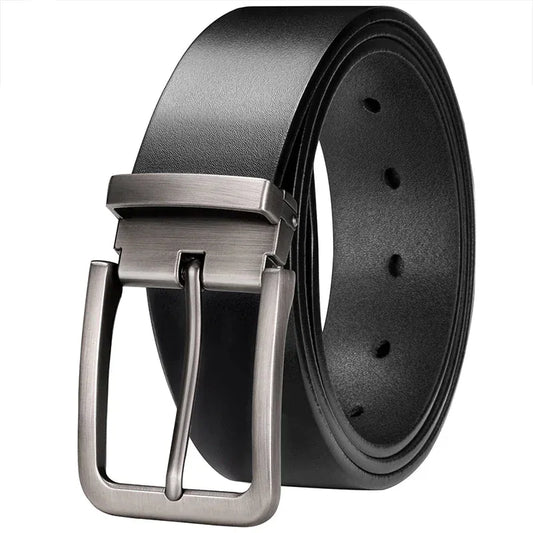 Ceinture minimaliste homme look épuré : élégance et simplicité  Noir / 140cm