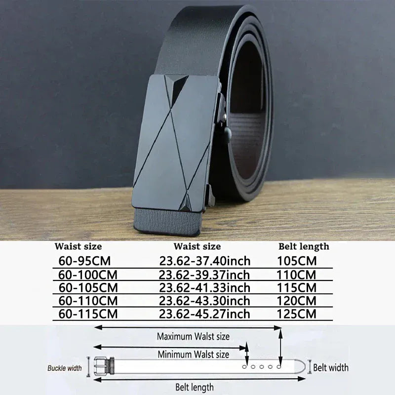 C / 105cm Ceinture Noire Homme Cuir 3 cm Habillée Costume Ma boutique