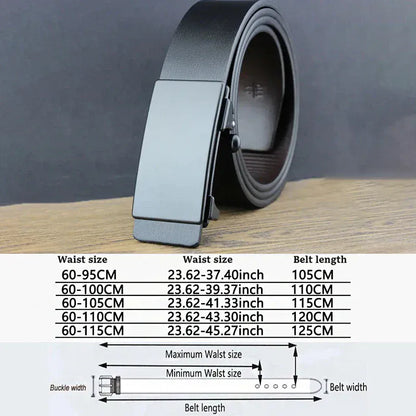 E / 105cm Ceinture Noire Homme Cuir 3 cm Habillée Costume Ma boutique