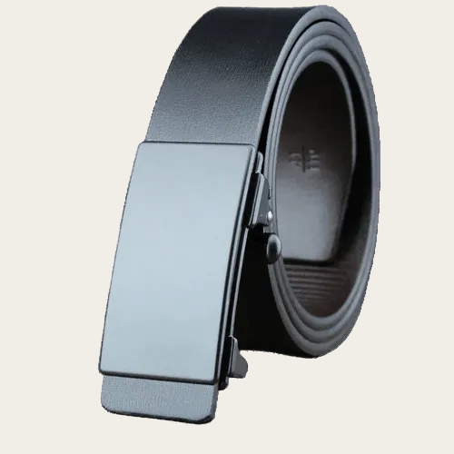 Ceinture Noire Homme Cuir 3 cm Habillée Costume Ma boutique