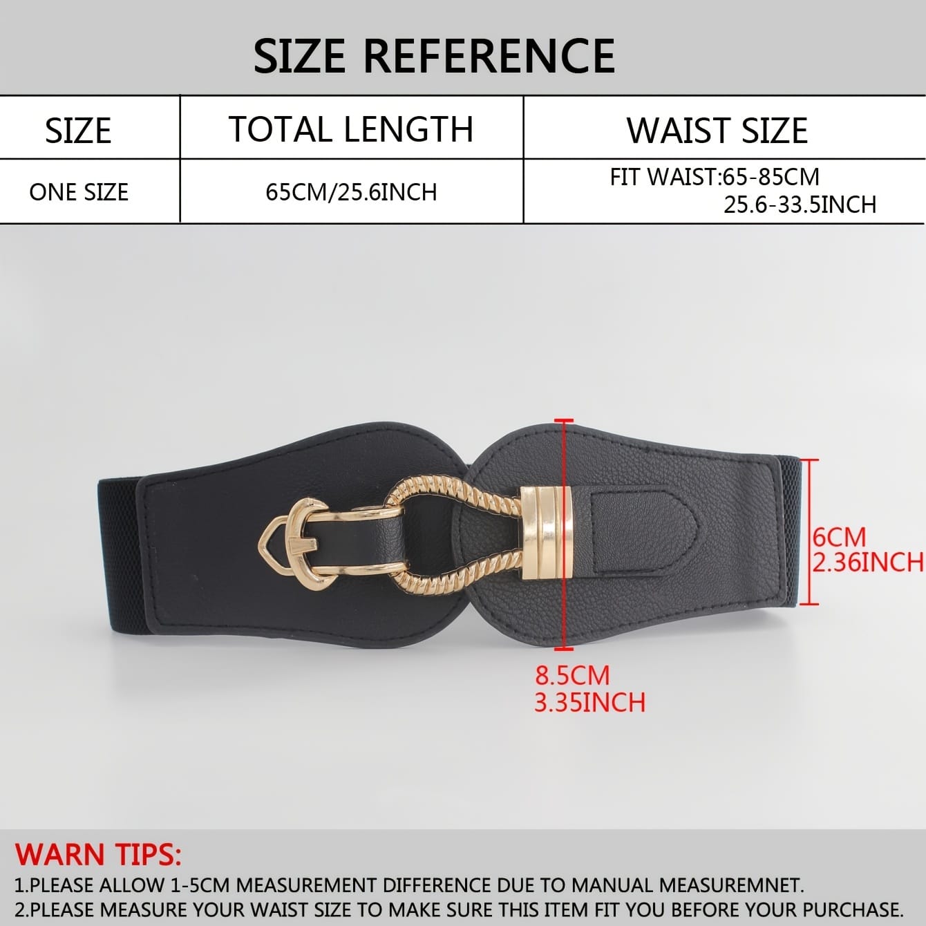 Ceinture noire large femme CeinturesCuir