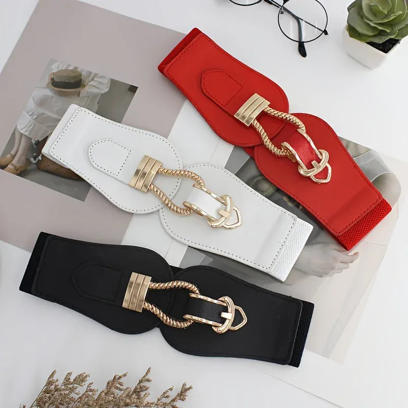 Ceinture noire large femme CeinturesCuir
