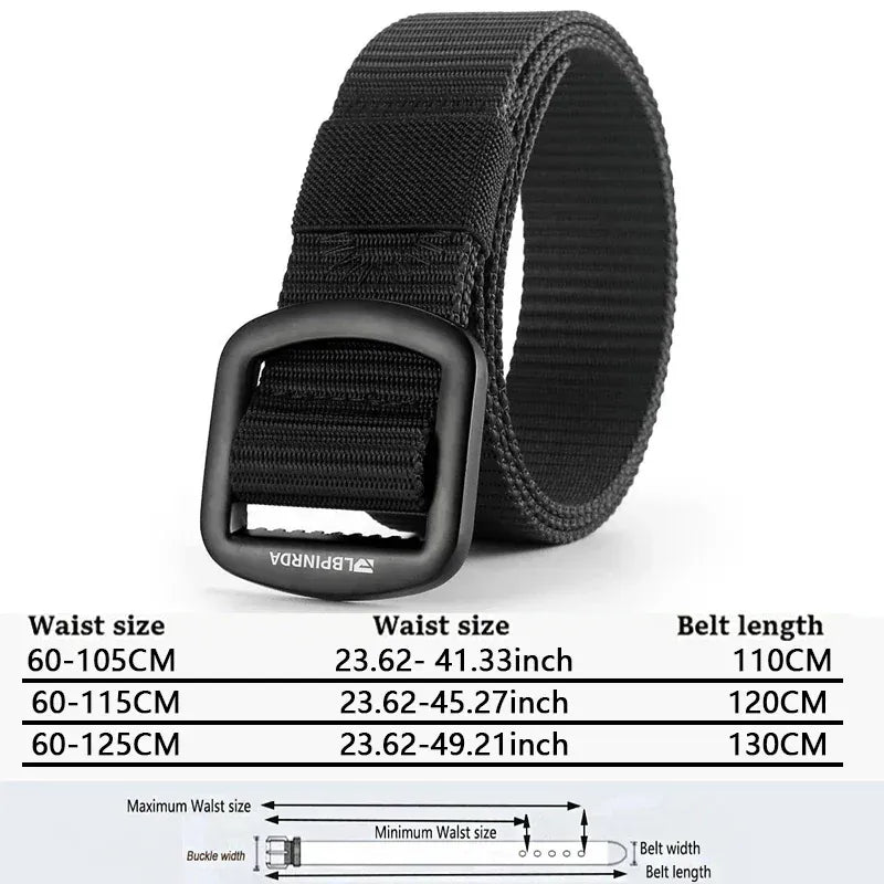 Noir A / 110cm Ceinture Nylon Souple Decontracté Haute Qualité Jeans Militaires Ma boutique