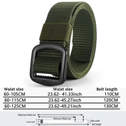Vert / 130cm Ceinture Nylon Souple Decontracté Haute Qualité Jeans Militaires Ma boutique