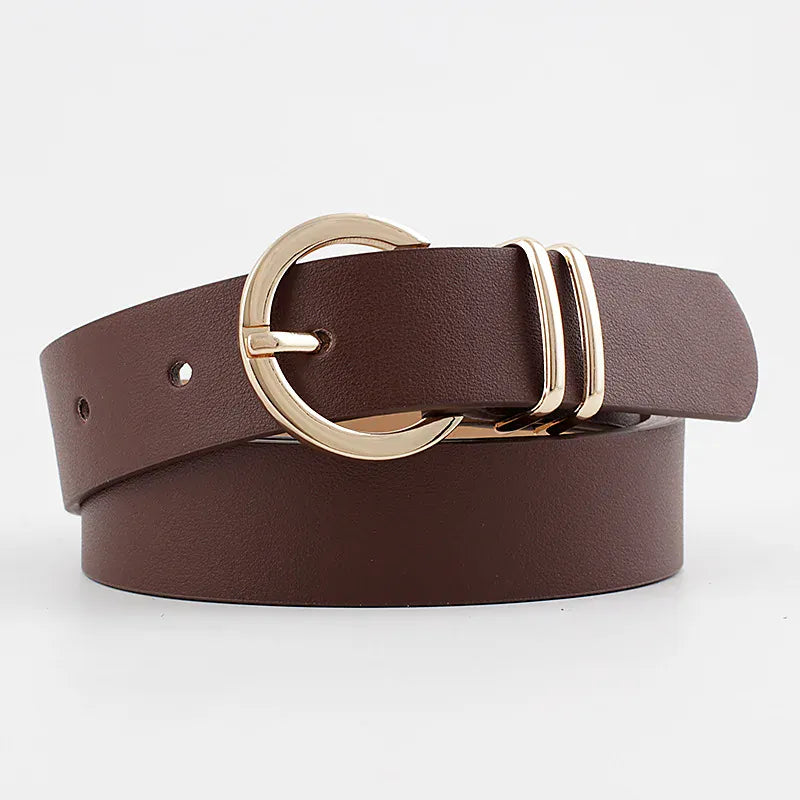 Dark Brown / China Mainland / 105CM ceinture originale pour femme CeinturesCuir