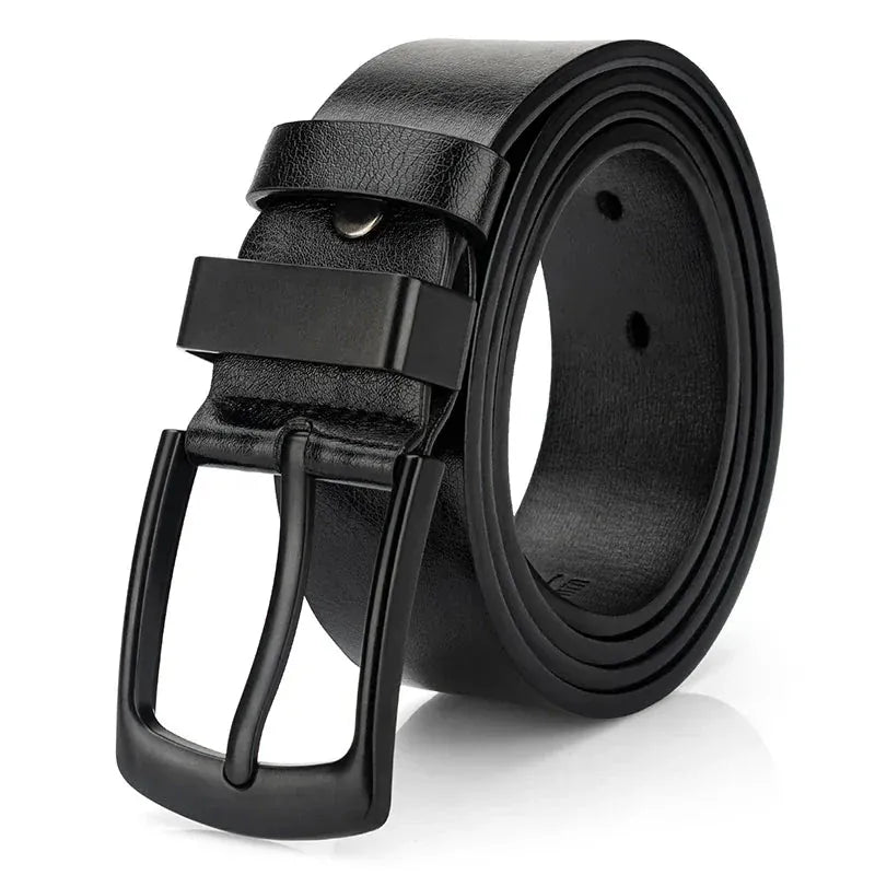 Ceinture pour soirée habillée homme : accessoire élégant indispensable Noir / 95cm