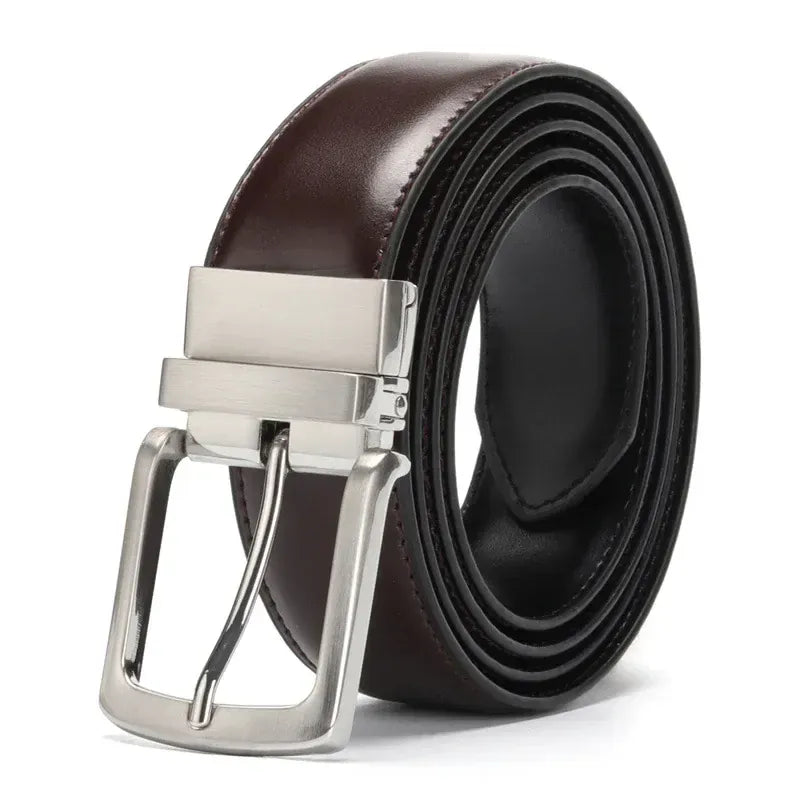 Ceinture Réglable Homme : L'Alliance Parfaite entre Style et Praticité Café-Noir / 120cm