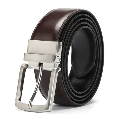 Ceinture Réglable Homme : L'Alliance Parfaite entre Style et Praticité Café-Noir / 120cm
