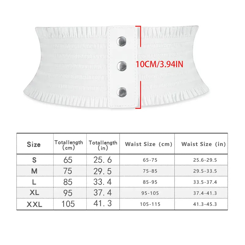 WHITE / 65cm Ceinture rose fushia CeinturesCuir