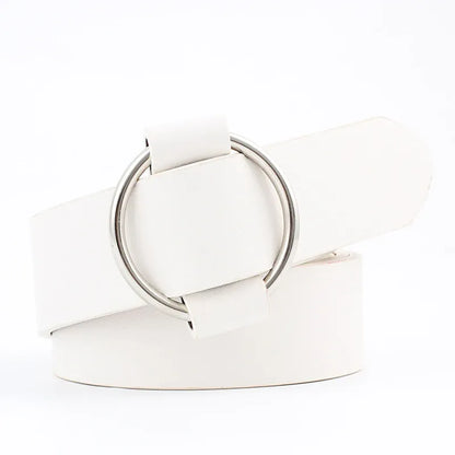 G White / 105CM Ceinture rose poudré CeinturesCuir
