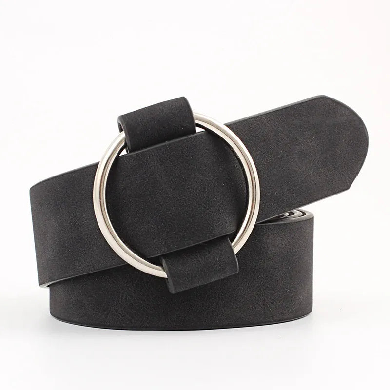 A Black / 105CM Ceinture rose poudré CeinturesCuir