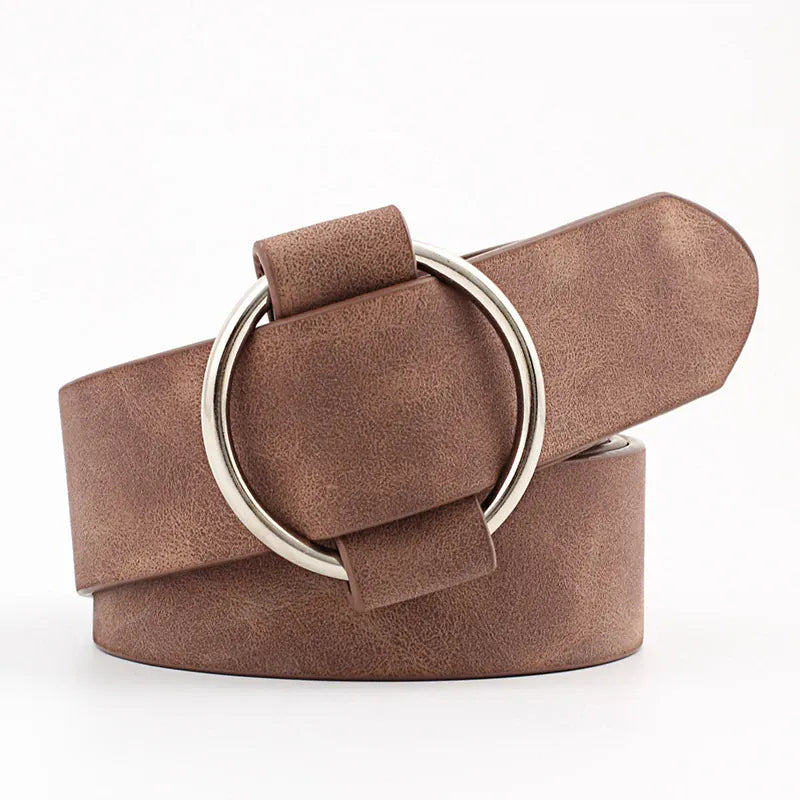 B Coffee / 105CM Ceinture rose poudré CeinturesCuir