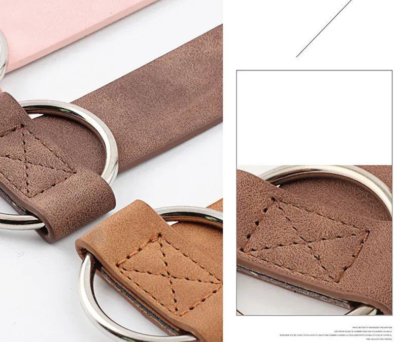Ceinture rose poudré CeinturesCuir