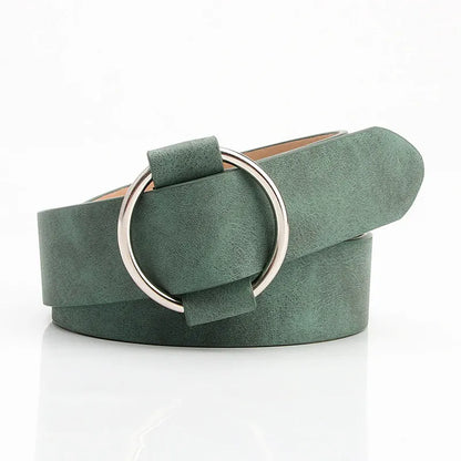 J Green / 105CM Ceinture rose poudré CeinturesCuir