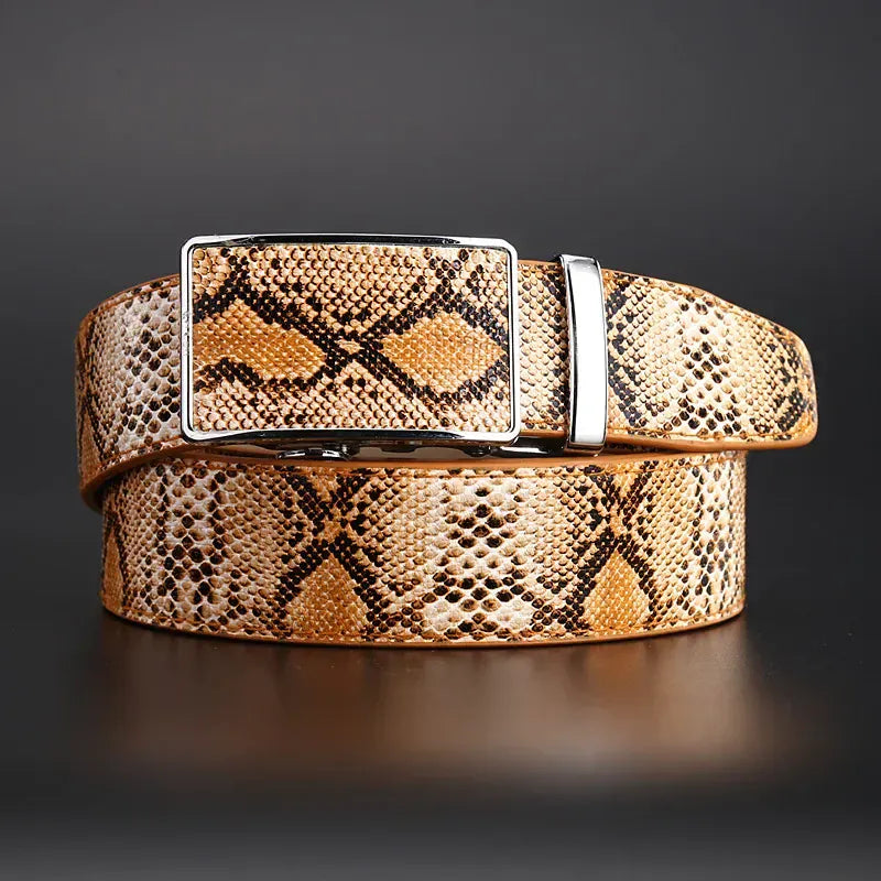 Camel / 110cm Ceinture Serpent Homme Ma boutique