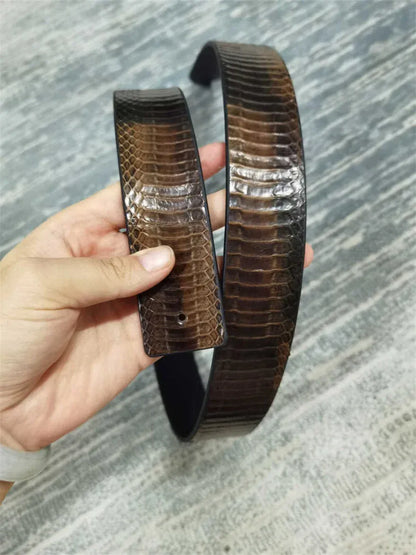 Coueleur 1  - Largeur 3.7cm / 130cm Ceinture Serpent Motif Homme Ma boutique