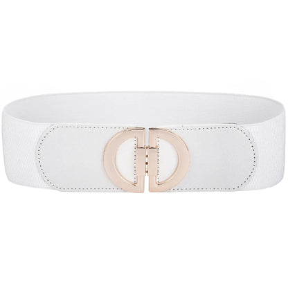 DD White / 85cm(Waist 85-125cm) Ceinture sur Robe CeinturesCuir