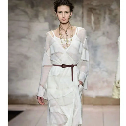 Ceinture sur robe noire CeinturesCuir