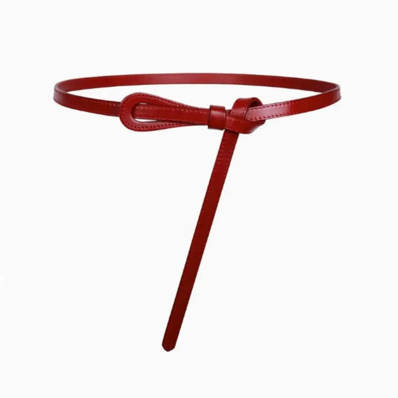 Ceinture sur robe noire CeinturesCuir