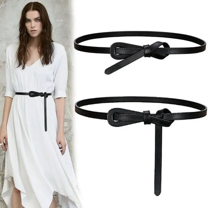 Ceinture sur robe noire CeinturesCuir