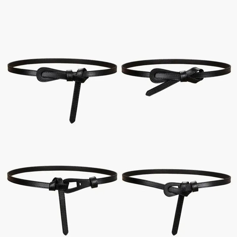 Ceinture sur robe noire CeinturesCuir