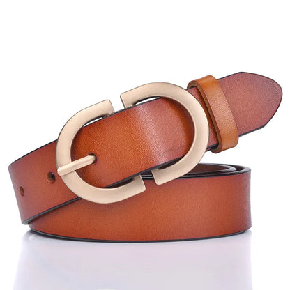Yellow brown / 105cm Ceinture taille haute CeinturesCuir