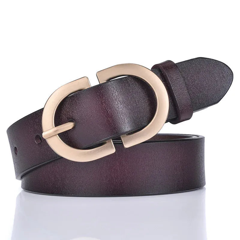 Brown / 105cm Ceinture taille haute CeinturesCuir