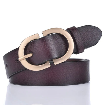 Brown / 105cm Ceinture taille haute CeinturesCuir
