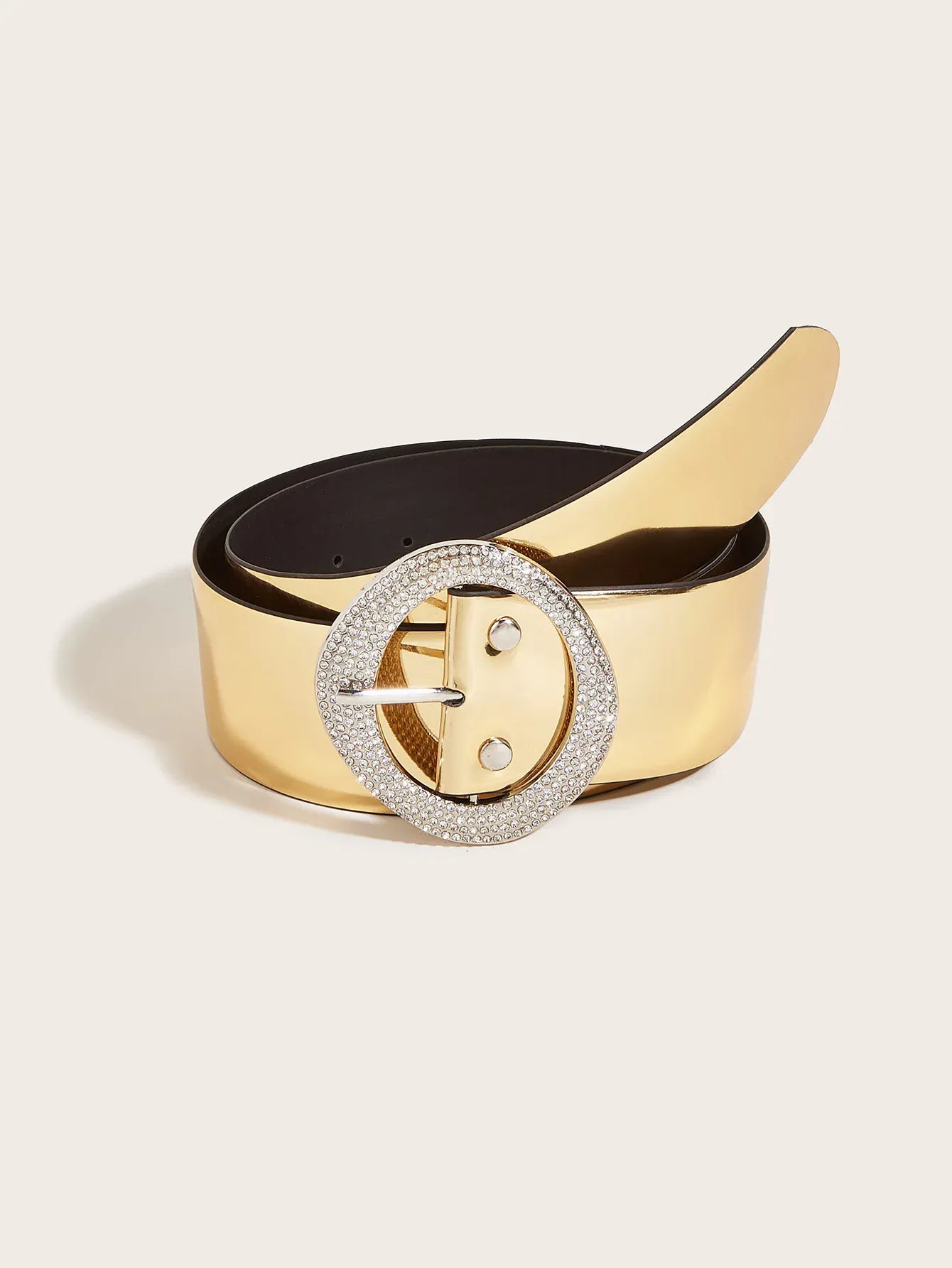 Ceinture tressée dorée CeinturesCuir