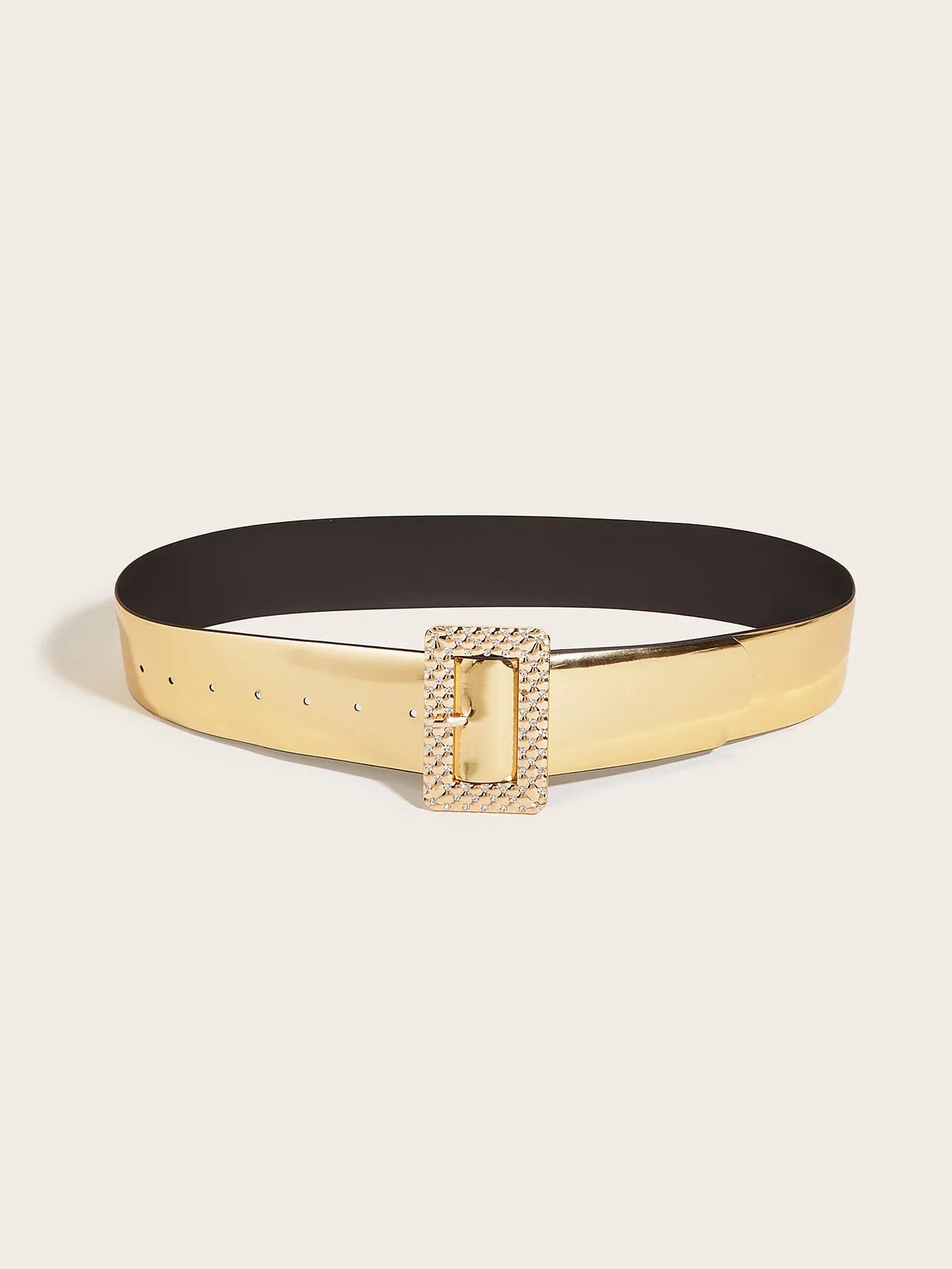 Ceinture tressée dorée CeinturesCuir