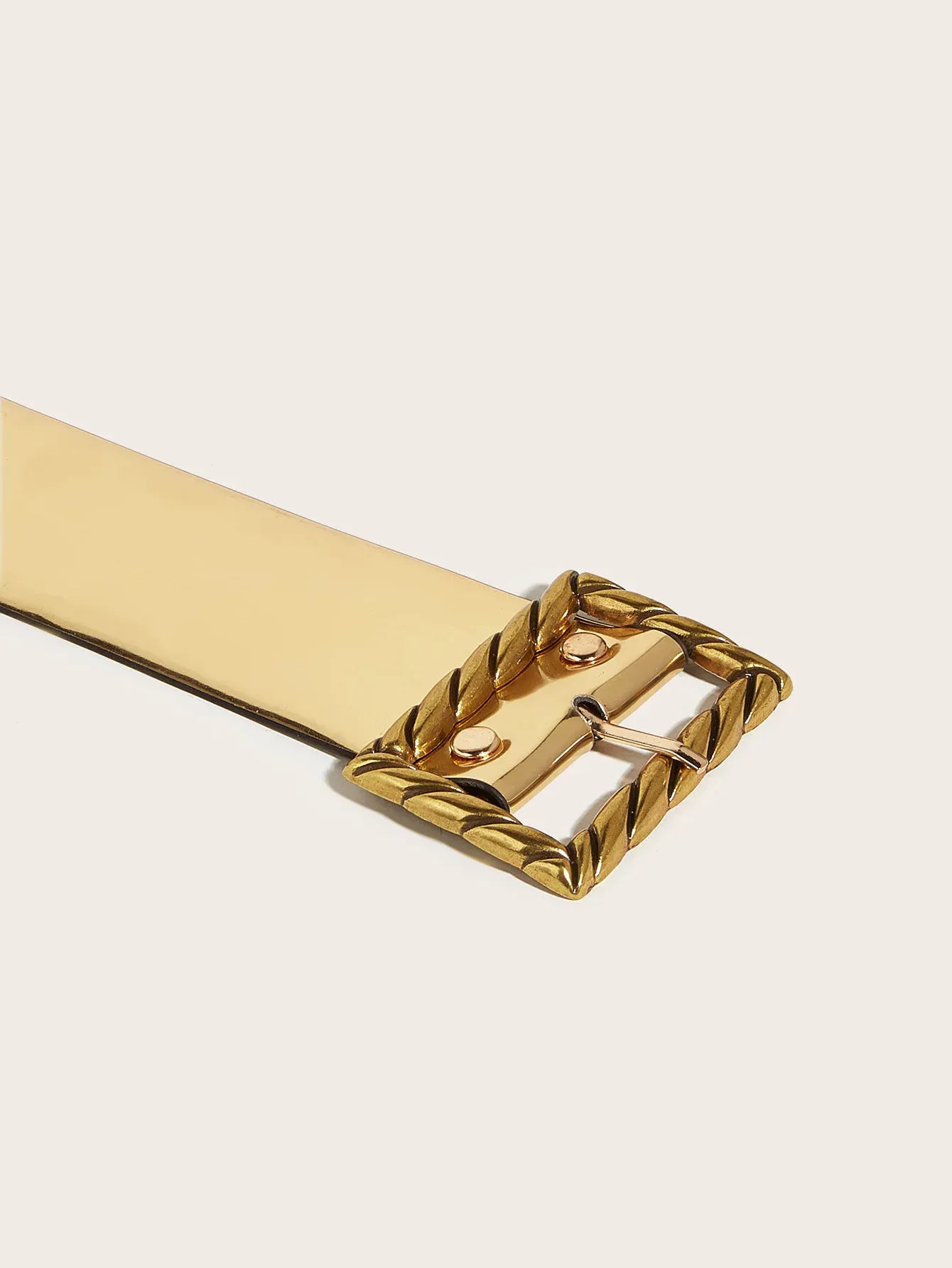 Ceinture tressée dorée CeinturesCuir