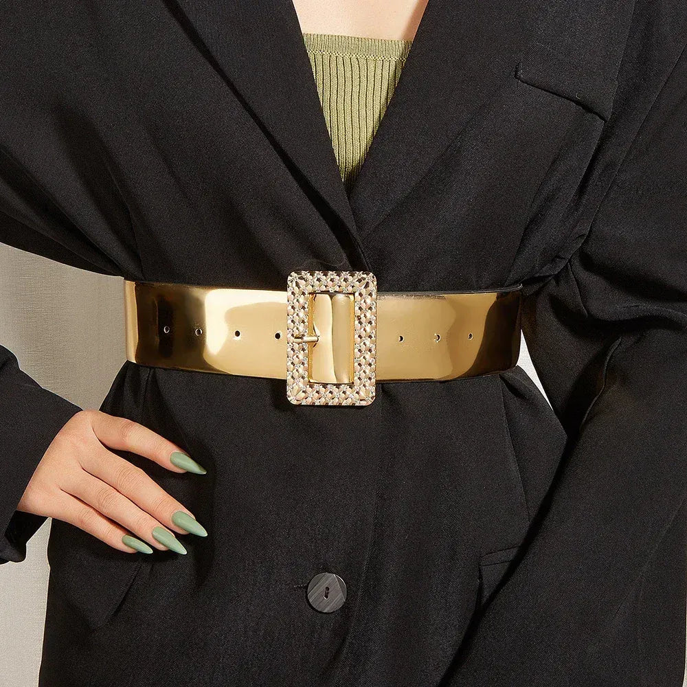 Ceinture tressée dorée CeinturesCuir