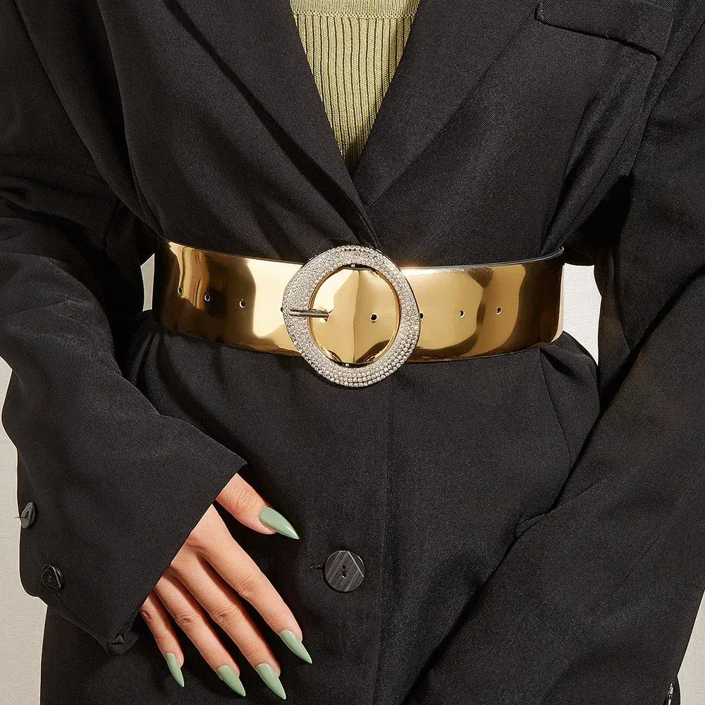 Ceinture tressée dorée CeinturesCuir
