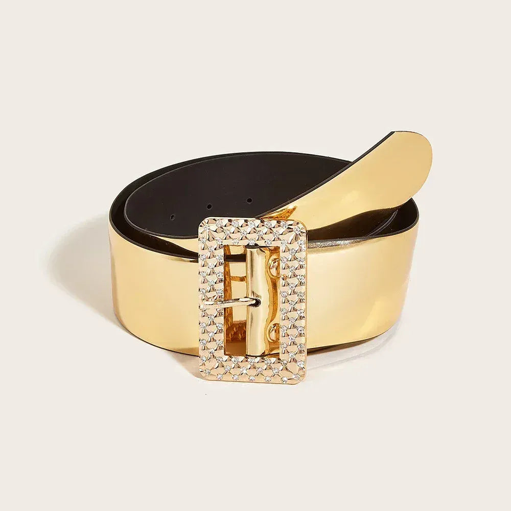 Ceinture tressée dorée CeinturesCuir