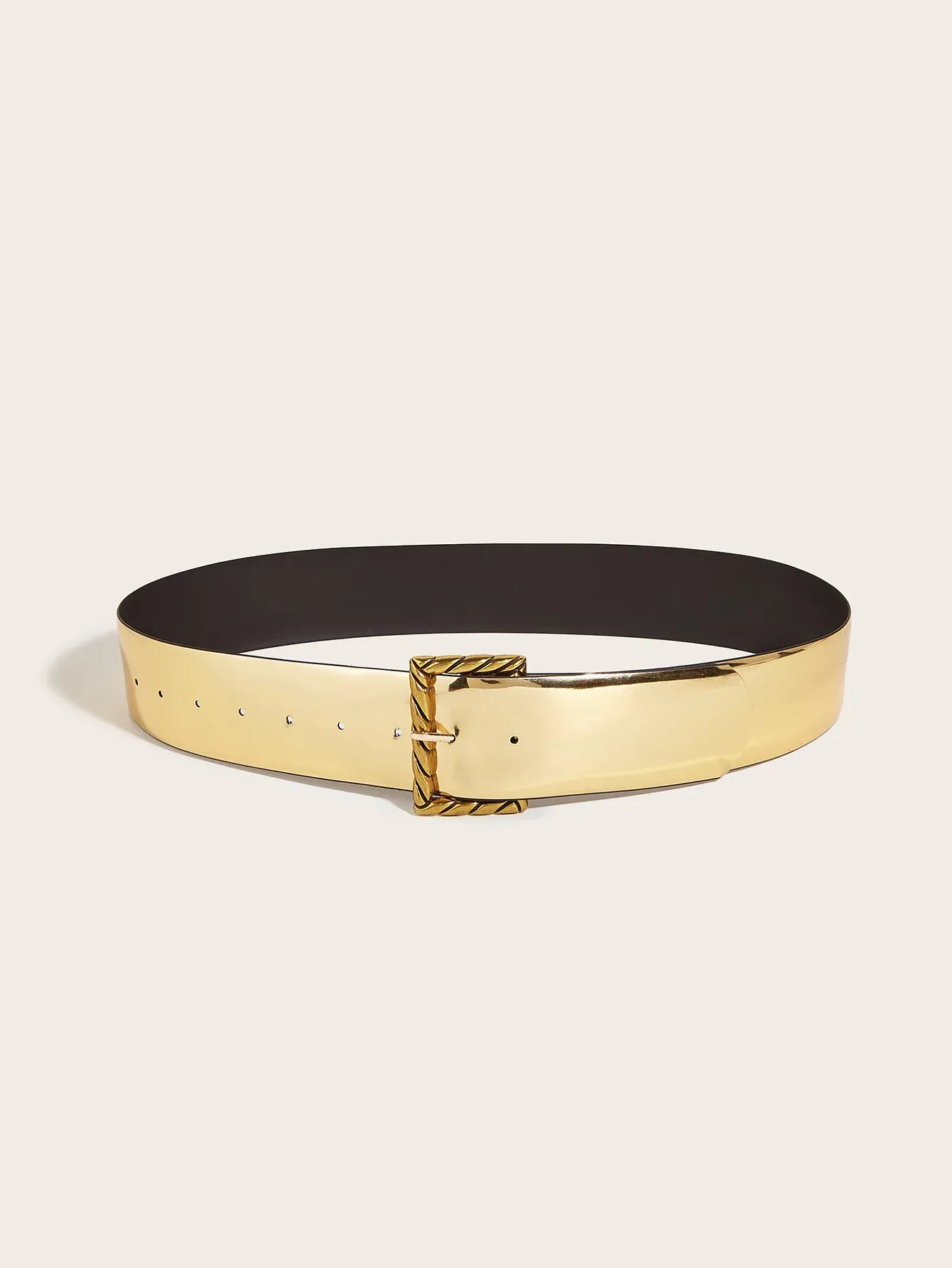 Ceinture tressée dorée CeinturesCuir