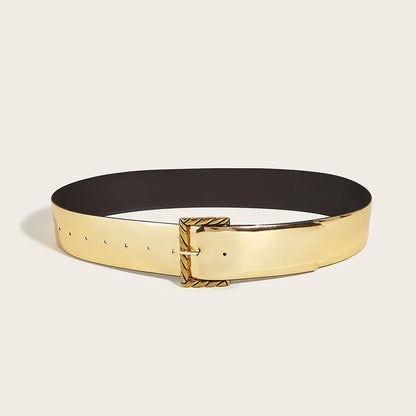 Ceinture tressée dorée CeinturesCuir