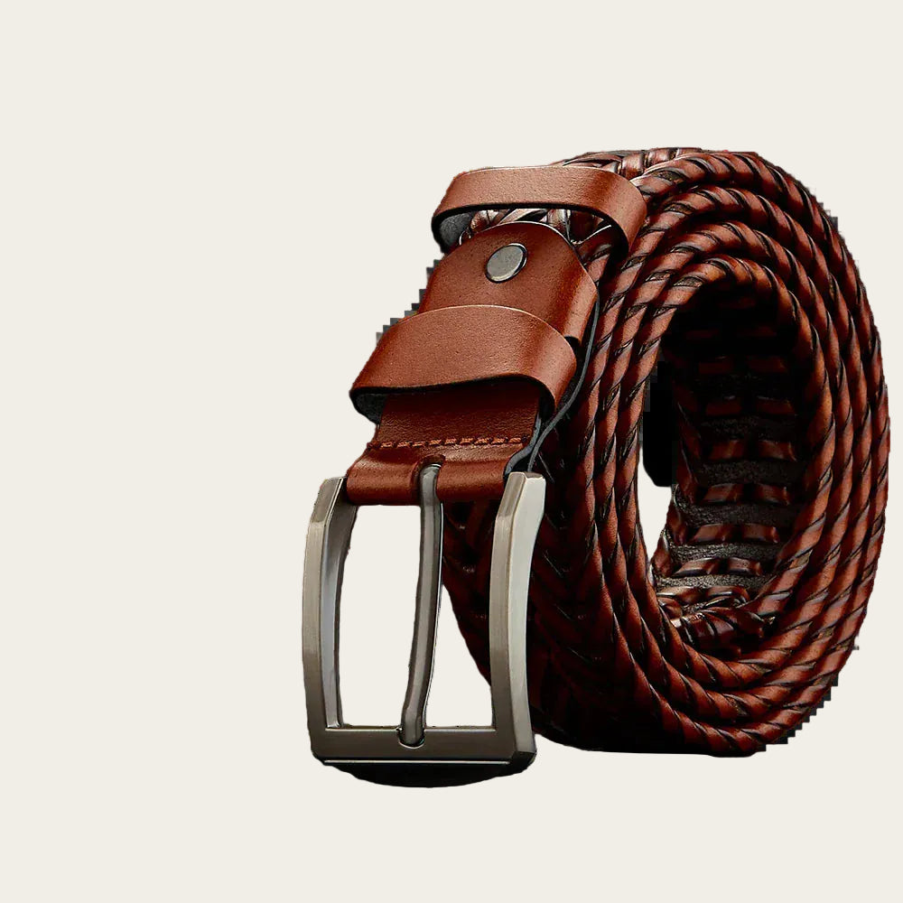 Camel / 115cm Ceinture Tressée Elastique Confortable Homme Ma boutique