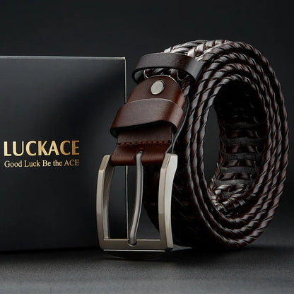 Marron / 115cm Ceinture Tressée Elastique Confortable Homme Ma boutique