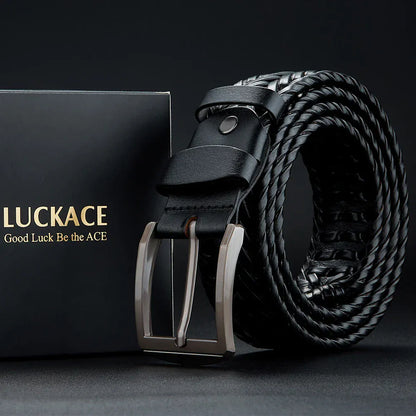 Noir / 115cm Ceinture Tressée Elastique Confortable Homme Ma boutique
