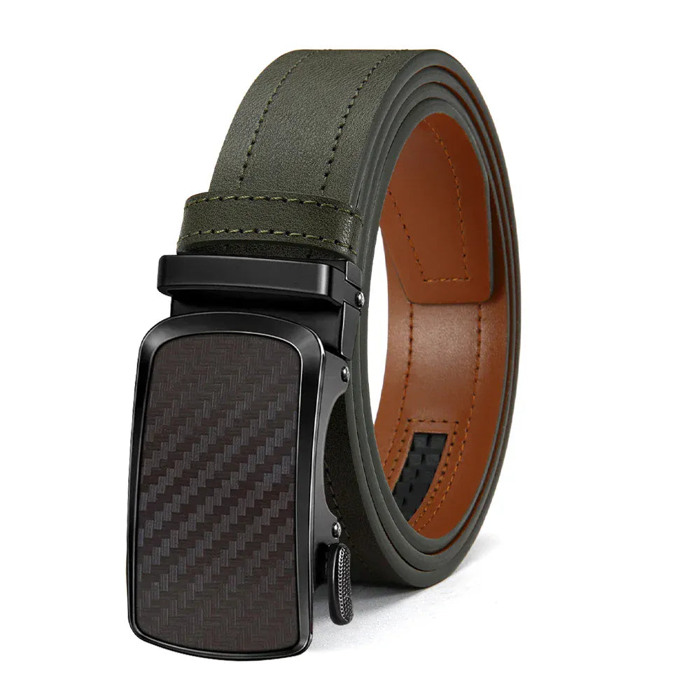 Gris / 135cm Ceinture Végane Homme Boucle Automatique Ma boutique