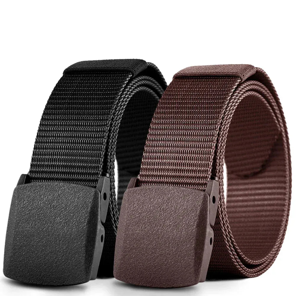 WYSL Black  Brown / 125cm Ceintures Automatiques Homme en Tissus Ma boutique
