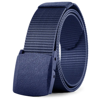 WYSL Blue / 125cm Ceintures Automatiques Homme en Tissus Ma boutique