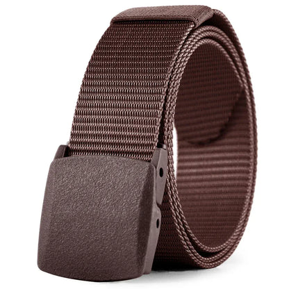 WYSL Brown / 125cm Ceintures Automatiques Homme en Tissus Ma boutique