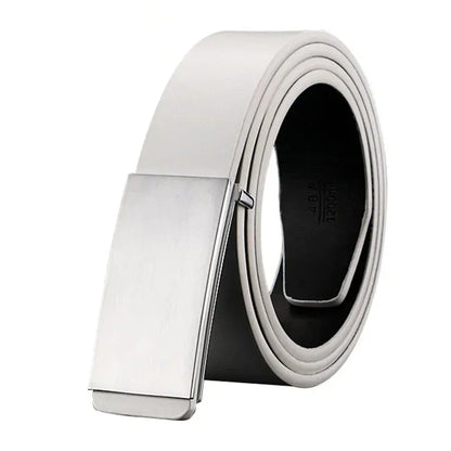 Argent / 100cm Ceintures Blanches Homme Casual Ma boutique