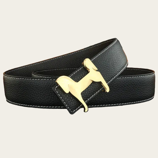 Noir - Boule dorée / 120cm Ceintures Luxe Homme Cuir Ma boutique